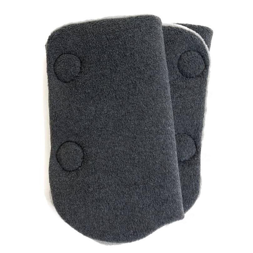 あゆみ 巻けるレッグウォーマー（左右セット）／グレー（徳武産業