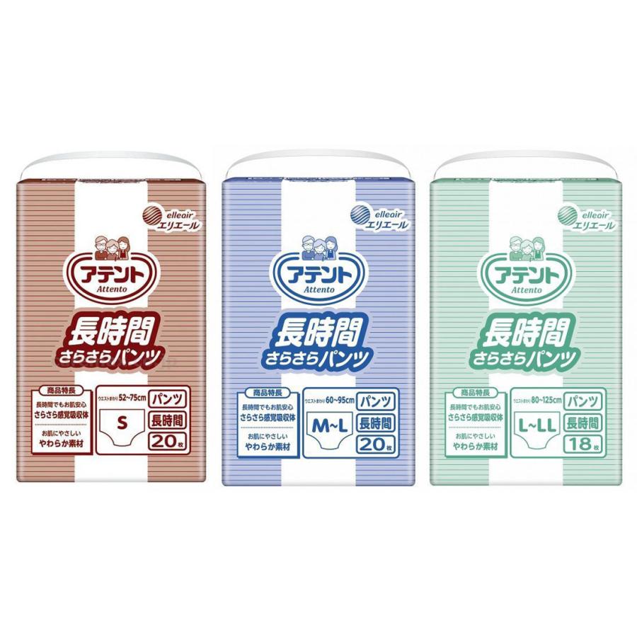 新品　8袋　アテント 長時間さらさらパンツ Sサイズ 20枚入り アテント 長時間さらさらパンツ Sサイズ／20枚入（大王製紙）約5回〜6