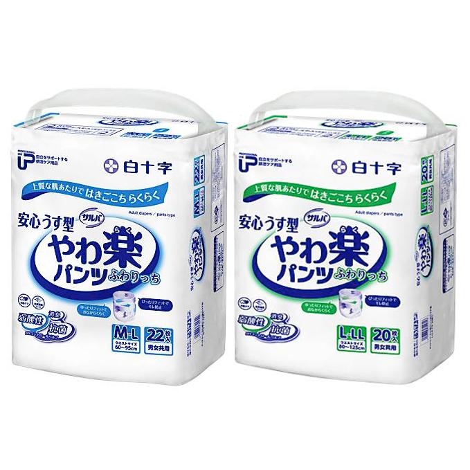 サルバ （ケース販売）PUサルバ やわ楽パンツ安心うす型 ふわりっち