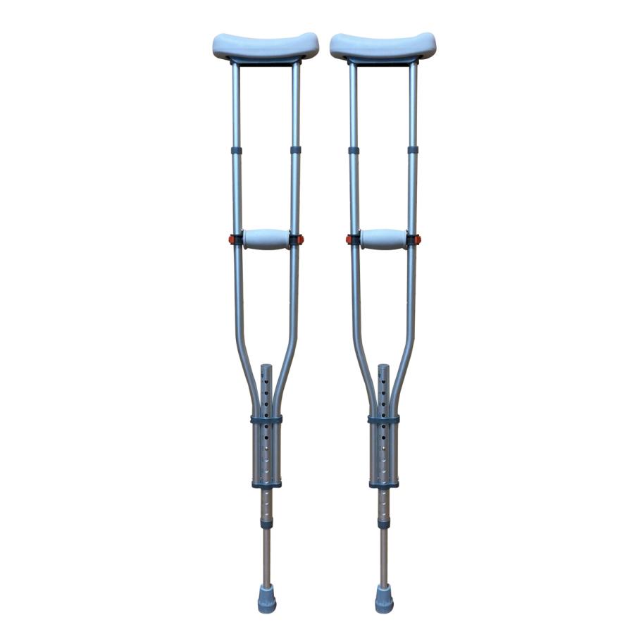 3in1 アルミ製松葉杖（2本1組）1本でS〜L 3サイズ対応マルチタイプ