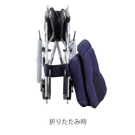 介助式車いす カラーズ KC-3 座面幅40cm／パープル（マキテック）KC-3PU(40)_4