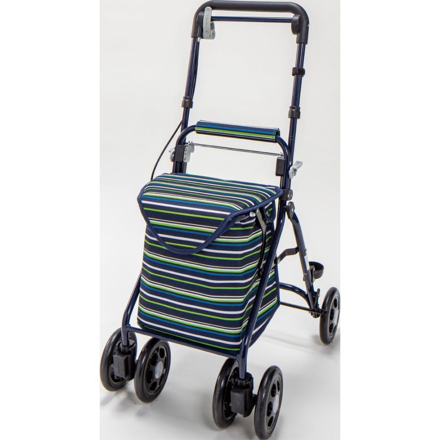 マキテック らくらくスリムバスケット／ストライプネイビー