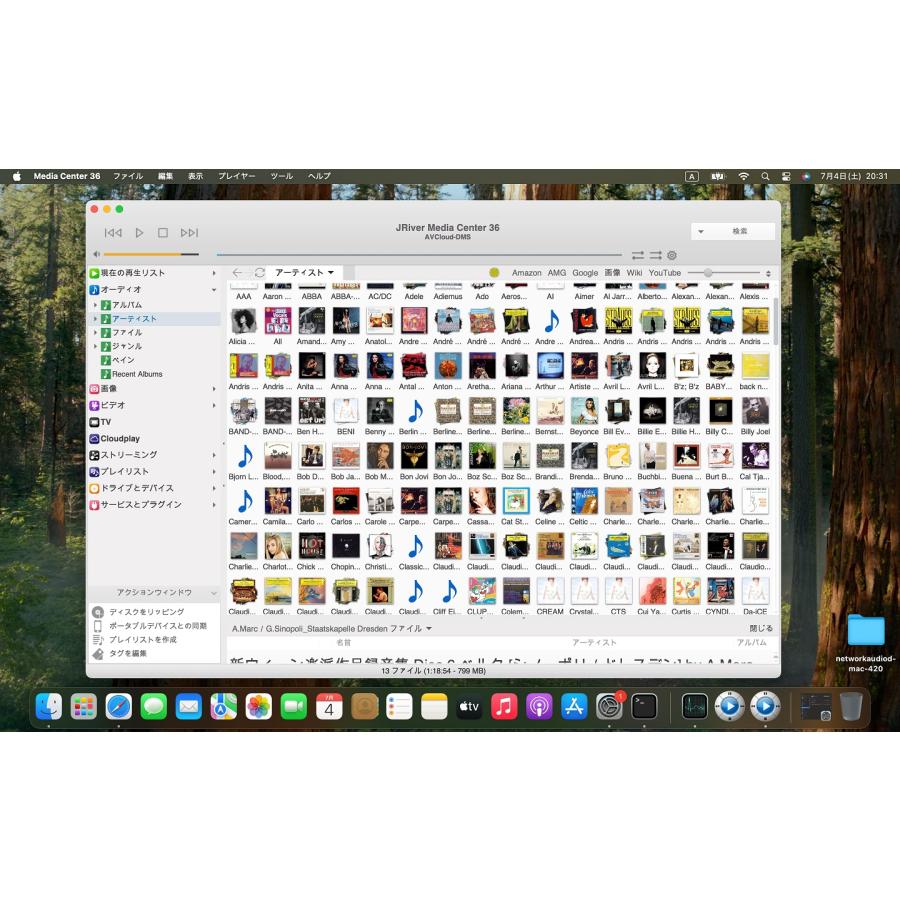 JRiver Media Center 36 MacOS版 アップグレード ライセンス : iCAT