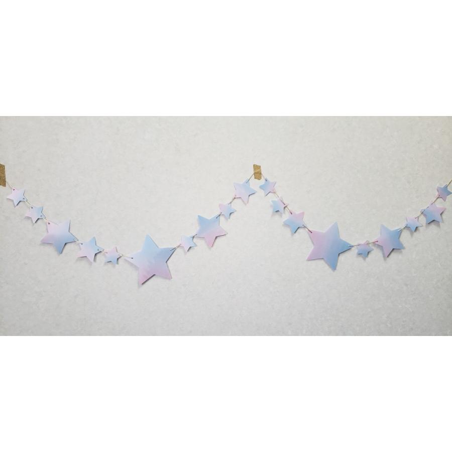 ハンドメイド ガーランド 星 メルヘン スター 誕生日 結婚式 パーティ 記念日 子供会 ベビーシャワー 星型 Garland010 Smiley Drops 通販 Yahoo ショッピング