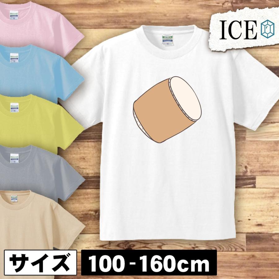 和太鼓 キッズ 半袖 Tシャツ 男の子 女の子 ボーイズ ガールズ プリント 綿 おもしろ 面白い ゆるい トップス ジュニア かわいい100 110 12｜ice-i