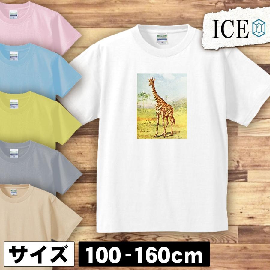 キリン キッズ 半袖 Tシャツ 動物園 アンティーク レトロ 男の子 女の子 ボーイズ ガールズ プリント 綿 おもしろ 面白い ゆるい トップス K Ice アイス 通販 Yahoo ショッピング