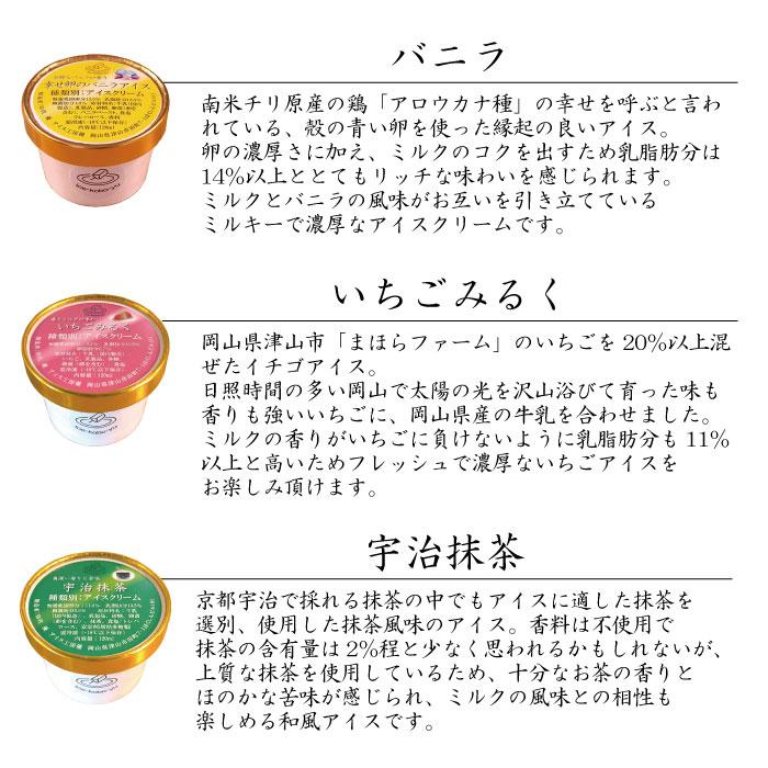 アイス専門店が作る 選べるアイス12個セット 手作りアイスクリーム　各120ml お歳暮 お中元 ギフト｜ice-kobo-yu｜04