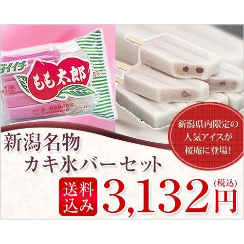 新潟名物カキ氷バーセット(各2パック・22本入)(送料無料)｜ice-ouan