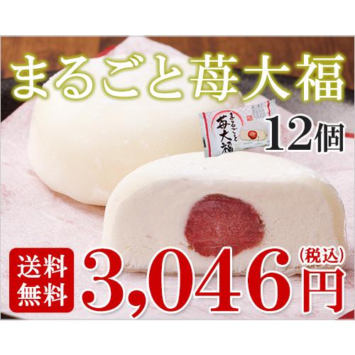 まるごといちご大福アイスクリーム 12個入り 送料込 創作和アイスの店 桜庵 通販 Yahoo ショッピング