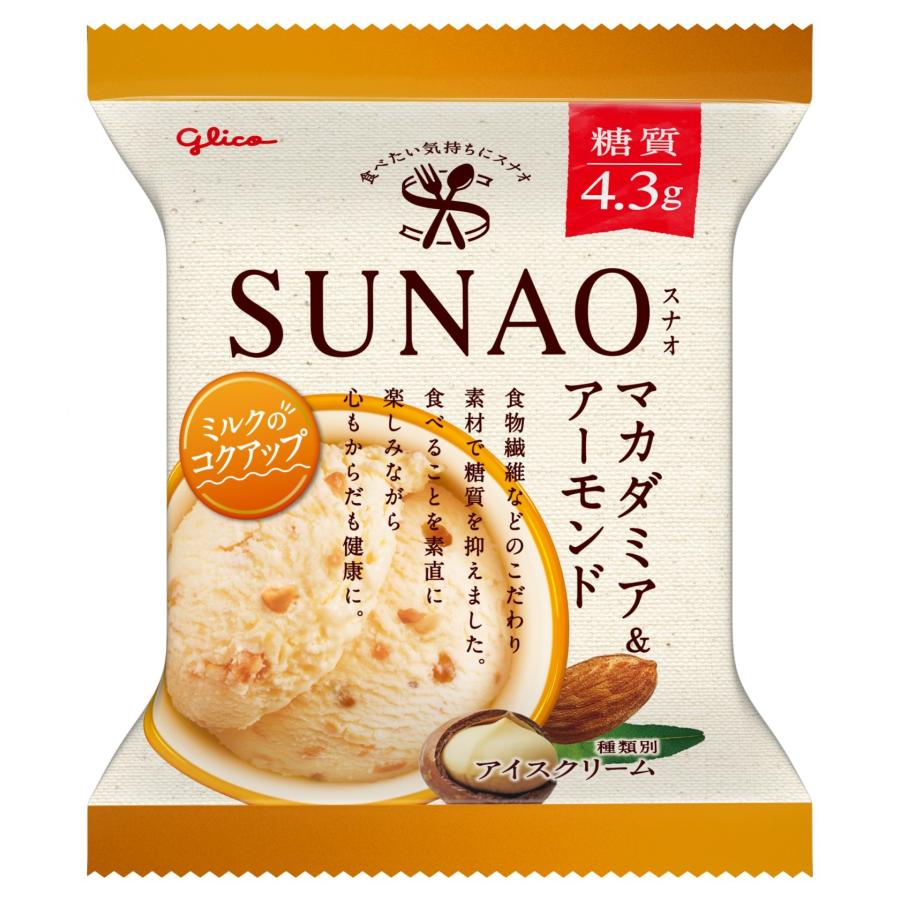 グリコ（glico） SUNAO スナオ マカダミア＆アーモンド 120ml×36入