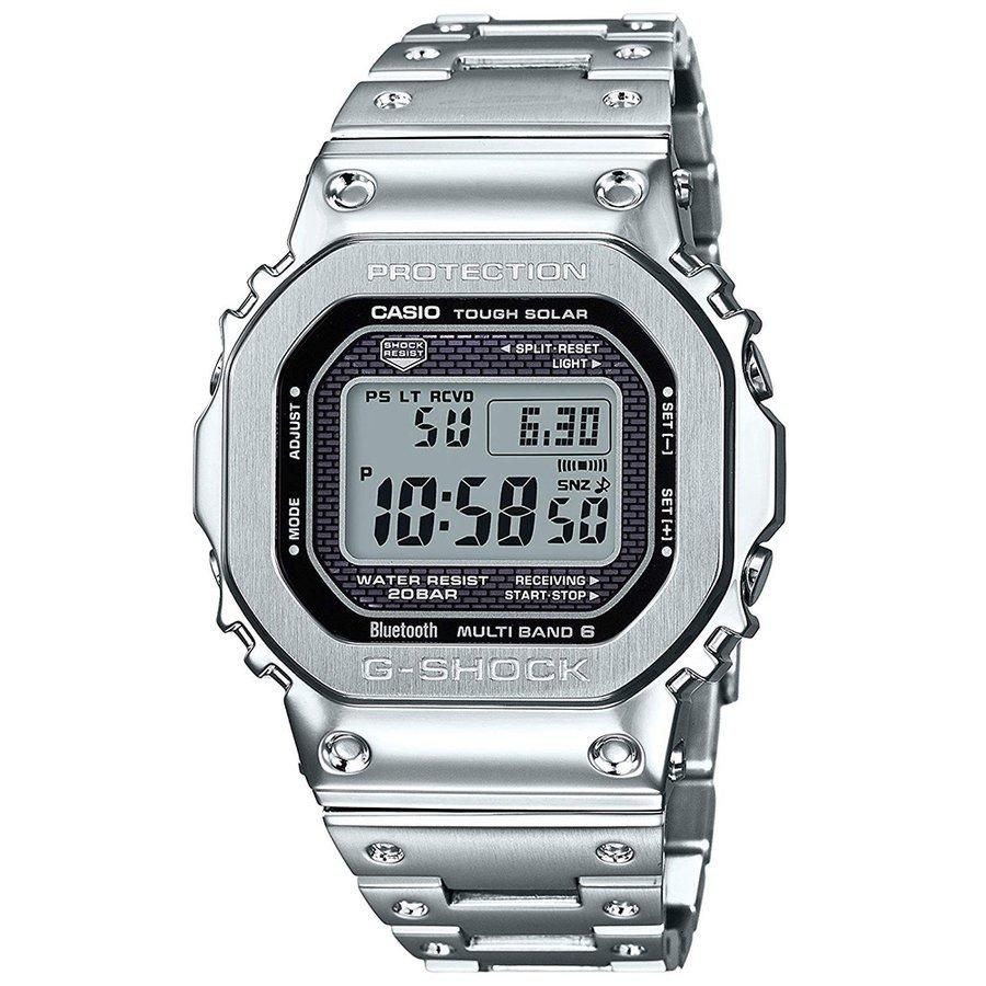 CASIO “G-SHOCK” GMW-B5000D-1JF シルバーフルメタル　カシオ　Gショック スピードモデル 電波ソーラー腕時計 Bluetooth 　国内正規品