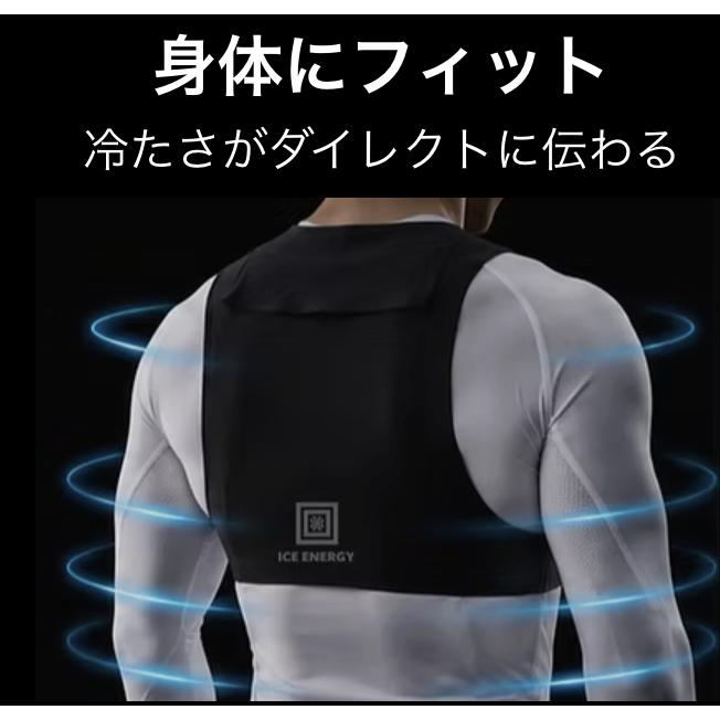 アイスエナジー ウルトラフィットベスト【保冷剤セット】猛暑　現場　工場　農作業着　作業着　スポーツ 冷却ベスト　 |  | 08