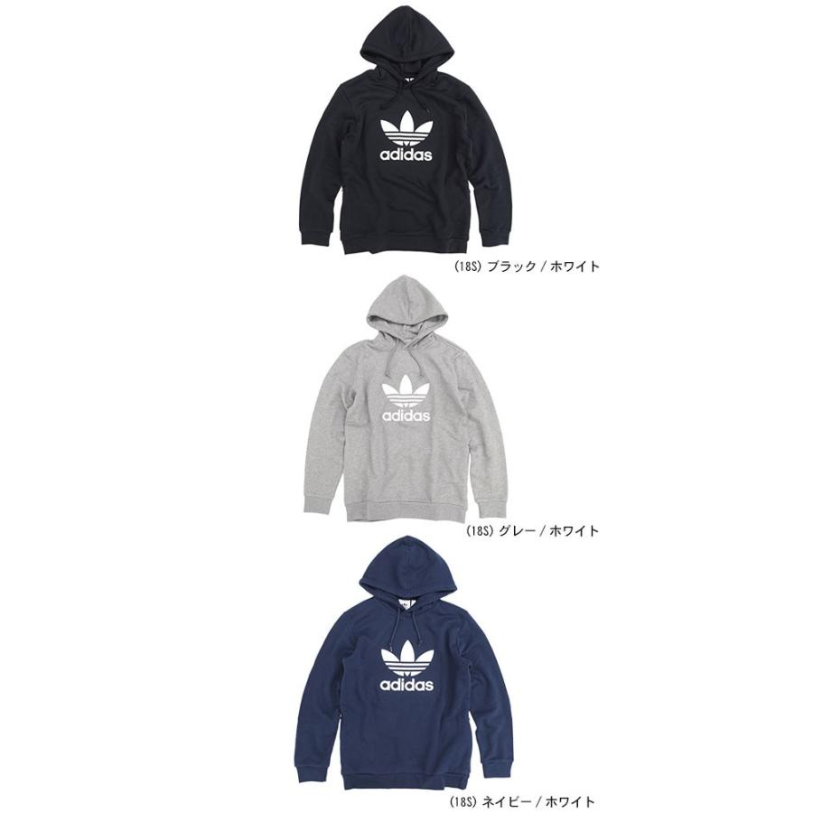 アディダス プルオーバー パーカー adidas メンズ 3 フォイル オリジナルス(Originals 3 Foil Pullover Hoodie トレフォイル トップス)｜icefield｜02