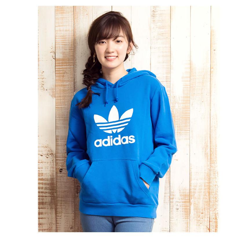 【adidas】アディダス パーカー 長袖 お洒落 トレフォイル adidas Originals アディダス プルオーバー パーカー メンズ ビッグ