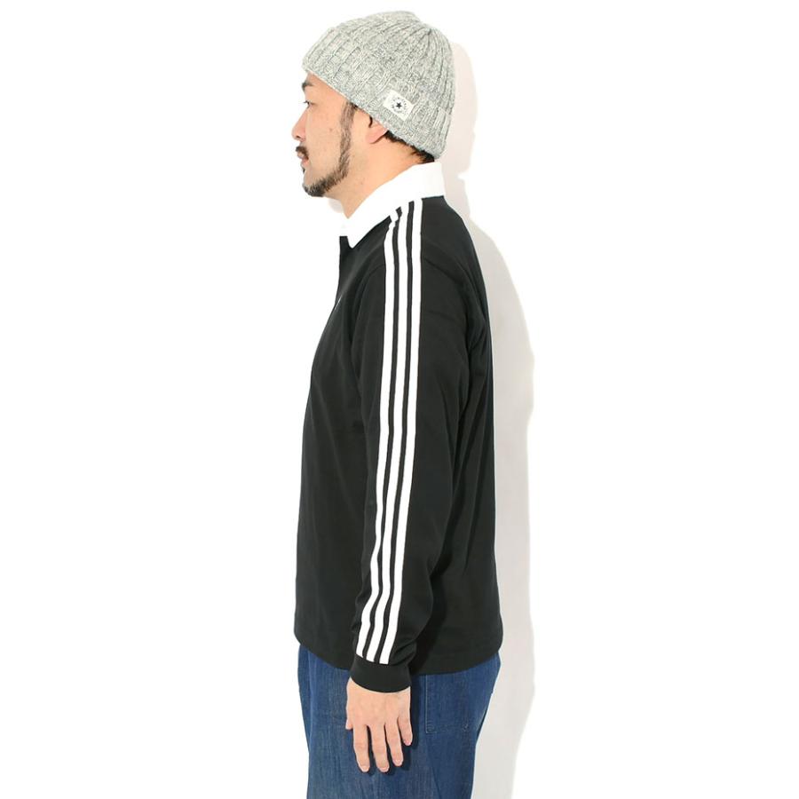 adidas Originals アディダス ポロシャツ 長袖 メンズ 3 ストライプス