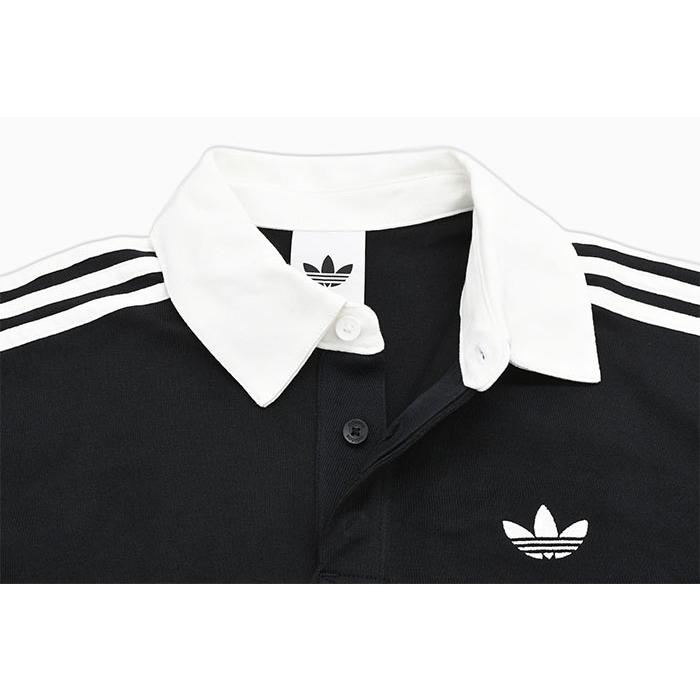 adidas Originals アディダス ポロシャツ 長袖 メンズ 3 ストライプス