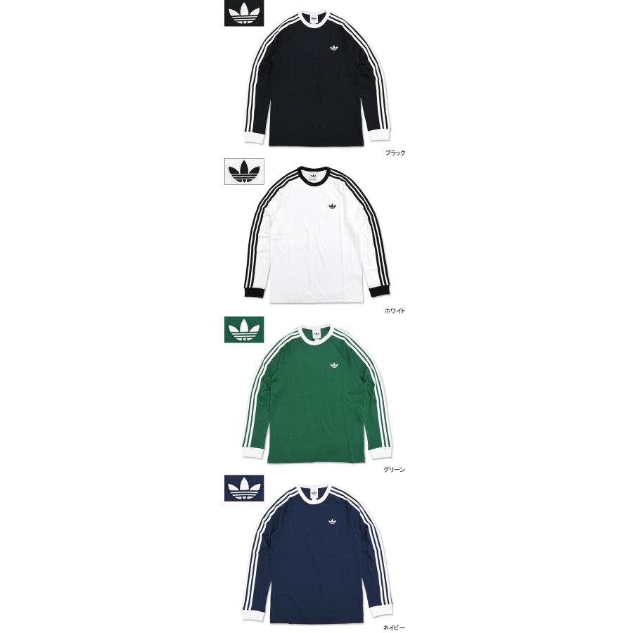adidas Originals アディダス ロンT Tシャツ 長袖 メンズ 3 ストライプ
