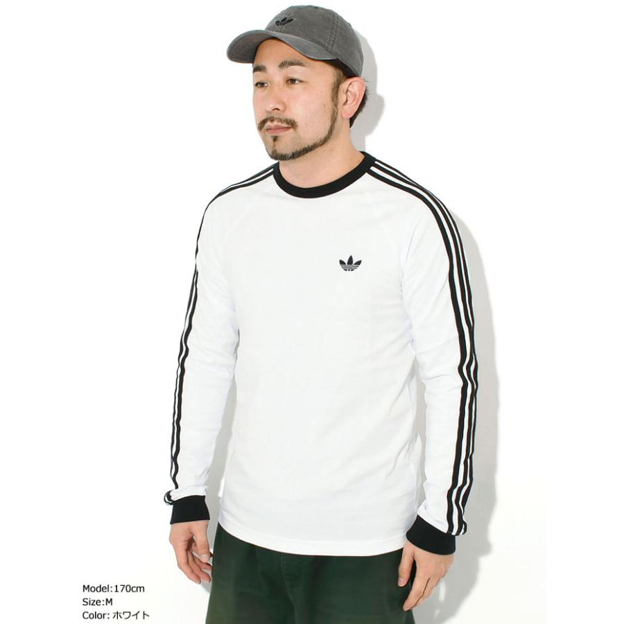 adidas Originals アディダス ロンT Tシャツ 長袖 メンズ 3 ストライプ
