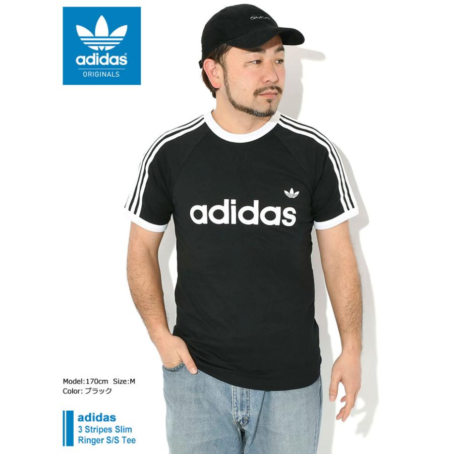 adidas Originals アディダス Tシャツ 半袖 メンズ 3 ストライプス