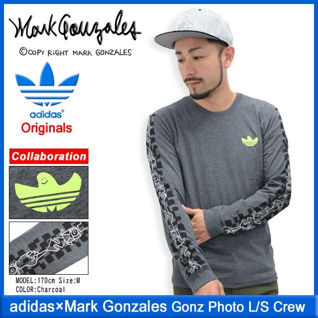 adidas Originals アディダス カットソー 長袖 メンズ マーク 