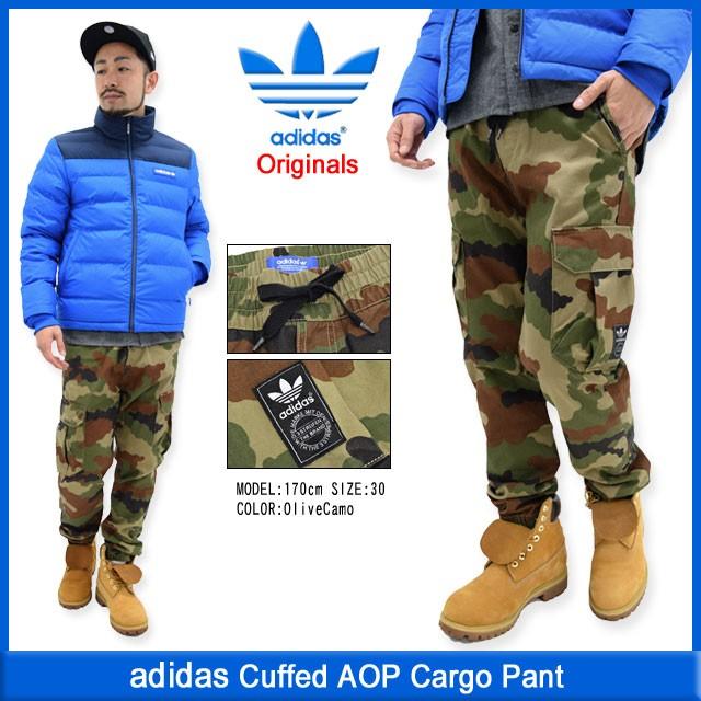 adidas Originals アディダス パンツ メンズ カフド AOP カーゴパンツ
