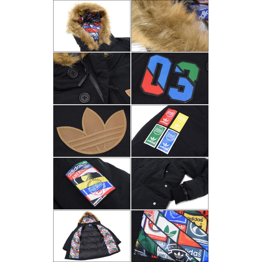 ⭐️人気　アディダス　BADGE DOWN JKT ブラック　2XL adidas Originals アディダス ジャケット メンズ バッジ ダウン