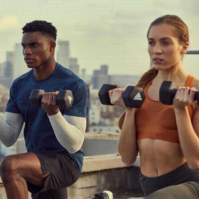 adidas アディダス ダンベル 1kg ペア ( Dumbbell Pair 2個