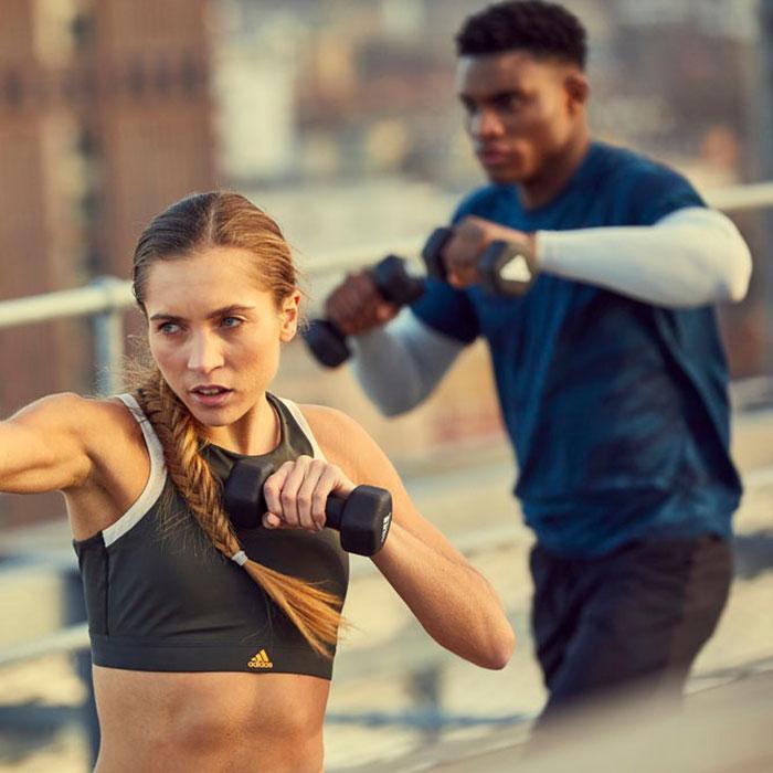 adidas（アディダス） ダンベル adidas 5kg ペア ( adidas Dumbbell