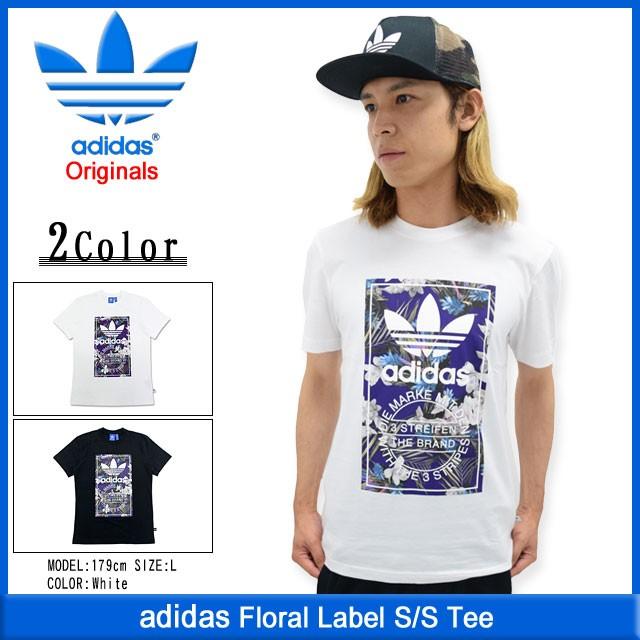 Tシャツ(半袖/袖なし) adidas floral tee adidas Originals アディダス Tシャツ 半袖 メンズ フローラル