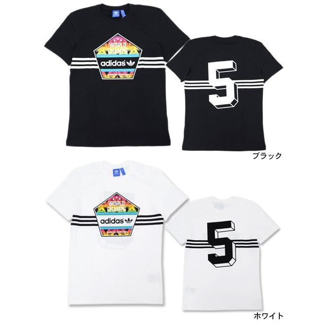 アディダス adidas Tシャツ 半袖 メンズ ワールド チャンプス オリジナルス(World Champs S/S Tee Originals 男性用 AJ7155 AJ7156)｜icefield｜02