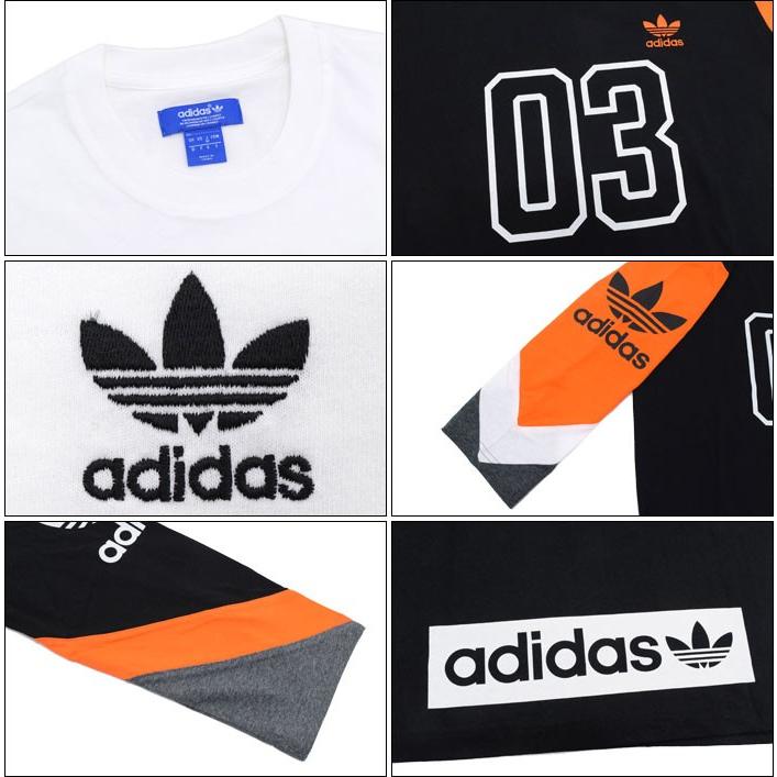 adidas Originals アディダス カットソー 七分袖 メンズ カラー