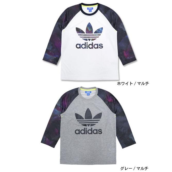 adidas Originals アディダス ラグラン 七分袖 メンズ レイニー