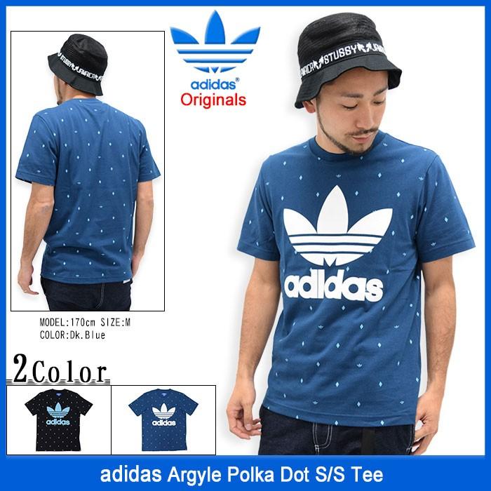 新品adidas originals ドット tシャツ L adidas Originals アディダス Tシャツ 半袖 メンズ アーガイル ポルカ
