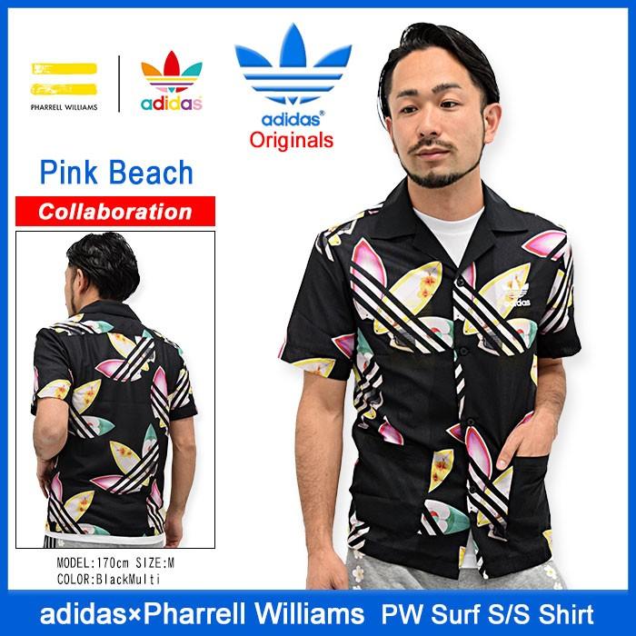 アディダス オリジナルス×ファレル・ウィリアムス adidas Originals = PHARRELL WILLIAMS シャツ 半袖 メンズ PW サーフ コラボ(AO2986)｜icefield