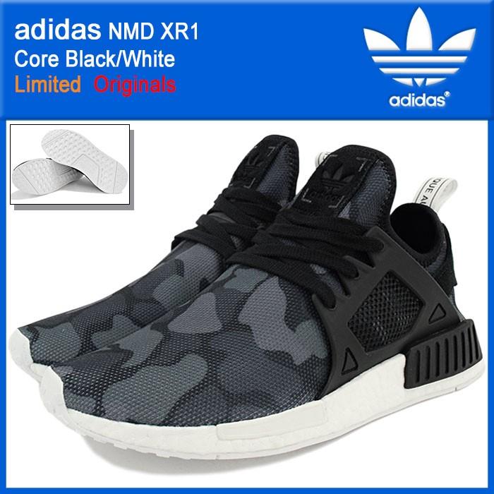 アディダス adidas スニーカー メンズ 男性用 ノマド XR1 Core Black/White オリジナルス(adidas NMD XR1 Originals Limited BA7231)｜icefield