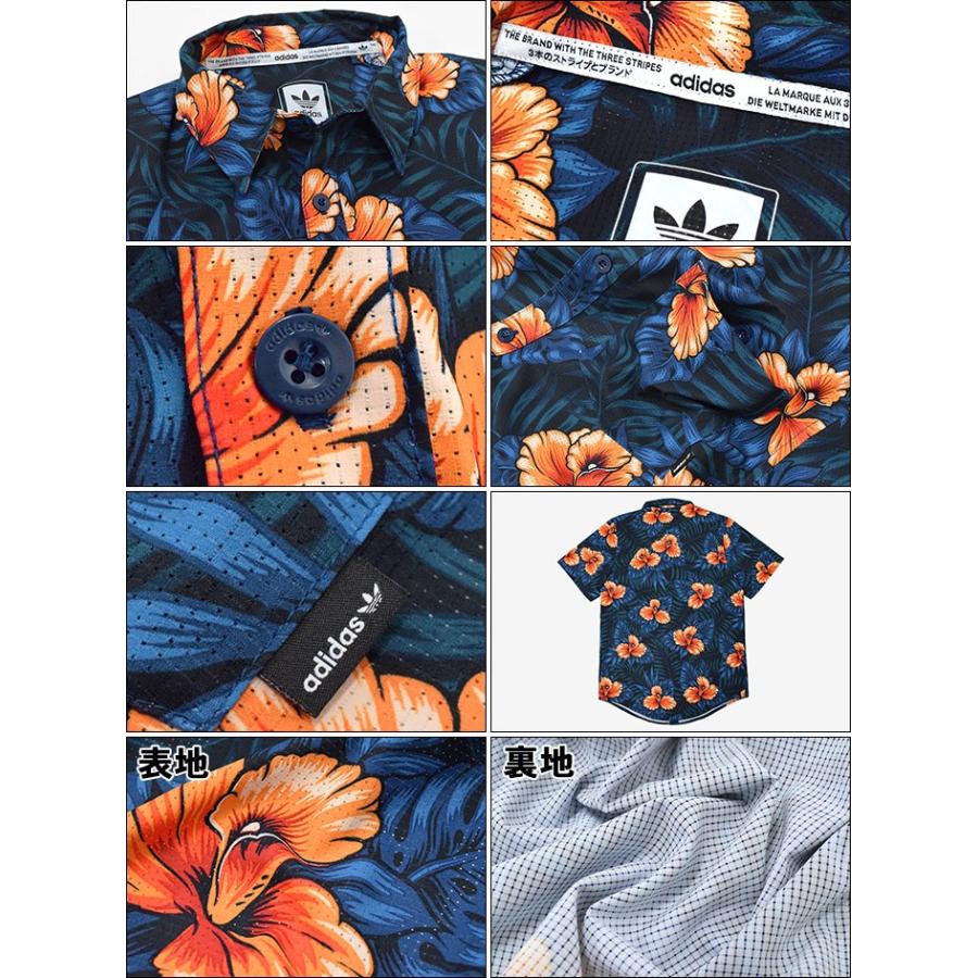 アディダス adidas シャツ 半袖 メンズ スウィート リーフ ボタン 