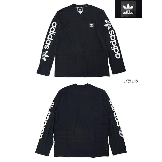 アディダス adidas カットソー 長袖 メンズ ロッジ ジャージ 2 Vネック