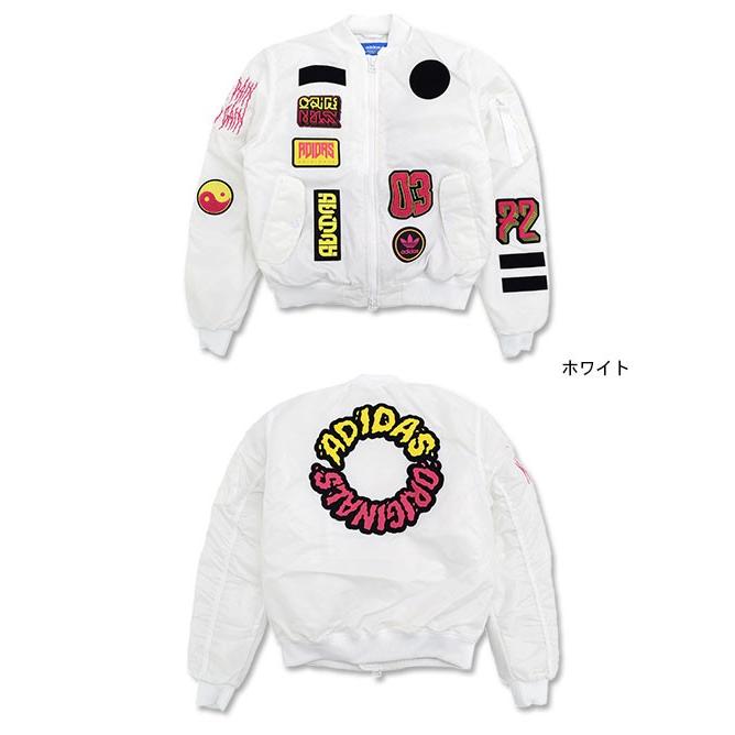 アディダス adidas ジャケット メンズ ロゴ パテッド ボンバー ホワイト オリジナルス(Logo Padded Bomber JKT White Originals BR7149)｜icefield｜02