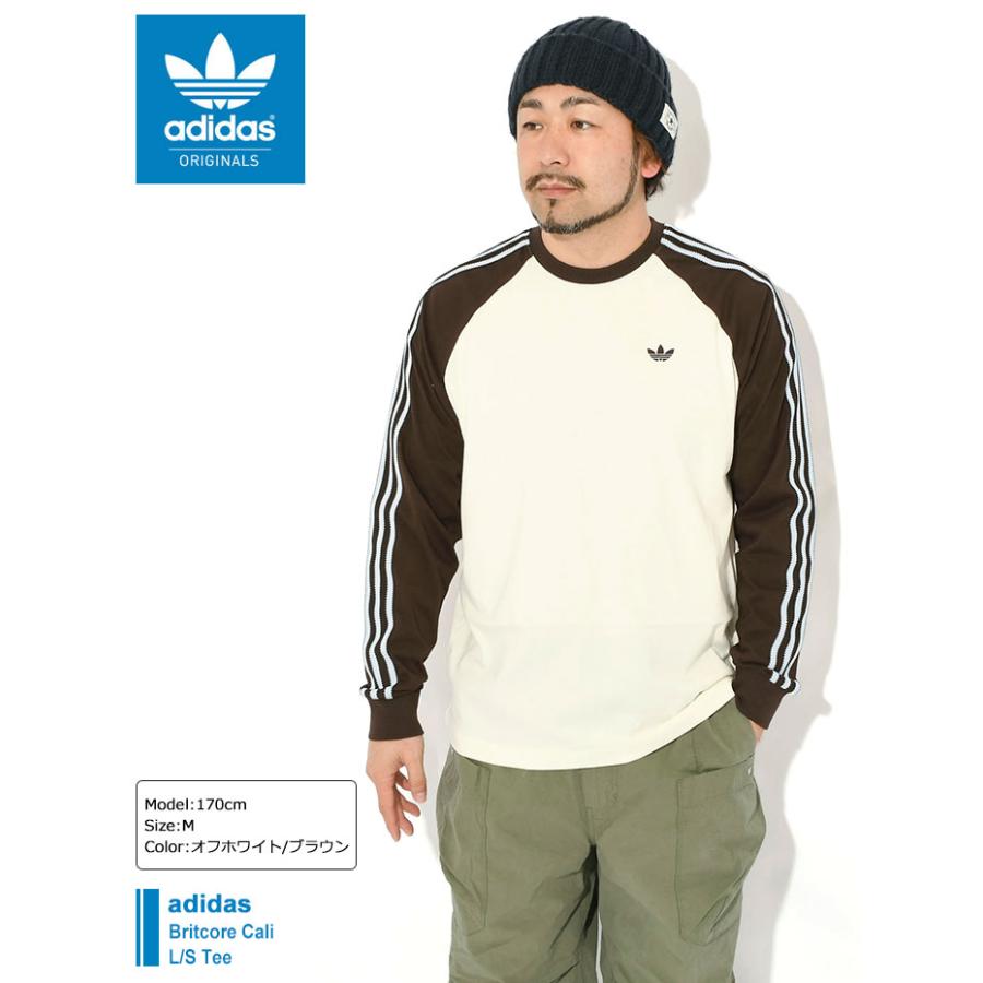 adidas Originals アディダス ロンT Tシャツ 長袖 メンズ ブリットコア