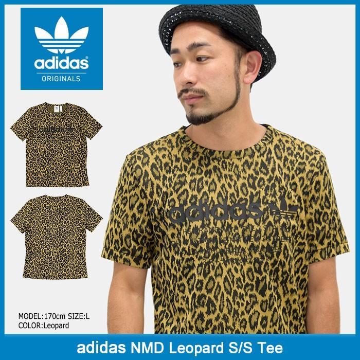 d.i.a.レオパード柄 半袖Tシャツ 黒/金　腕あき adidas - adidas レオパード柄 豹柄 半袖Tシャツ カットソー メンズ M