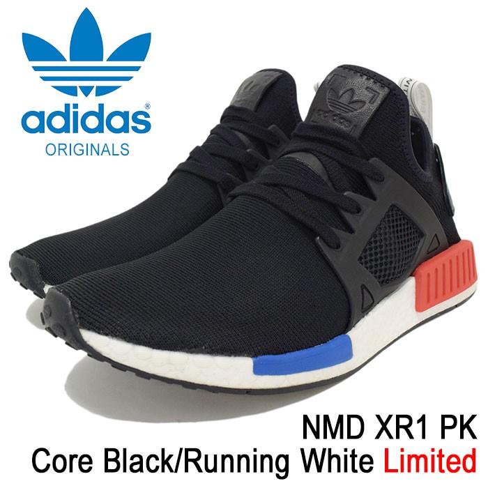 アディダス adidas スニーカー メンズ 男性用 ノマド XR1 PK Core Black/Running White オリジナルス(NMD XR1 PK Limited Originals BY1909)｜icefield