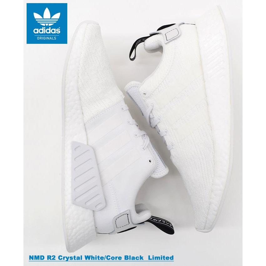 アディダス adidas スニーカー メンズ 男性用 ノマド R2 Crystal White/Core Black オリジナルス(NMD R2 Limited Originals NMD_R2 BY9914)｜icefield｜02