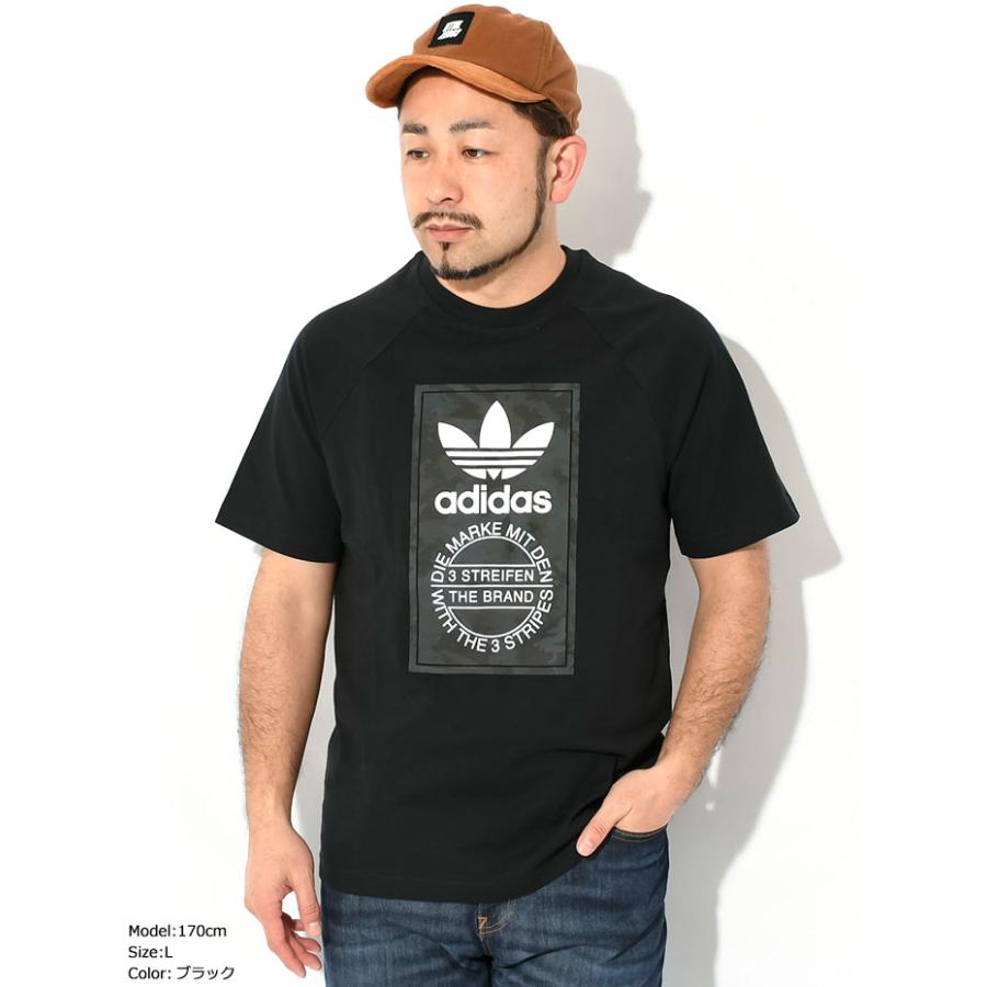 アディダス Tシャツ 半袖 adidas メンズ カモ タン ラグラン オリジナルス ( Camo Tongue Raglan S/S Tee Originals カットソー IS0246 IS0236 )[M便 1/1]｜icefield｜05