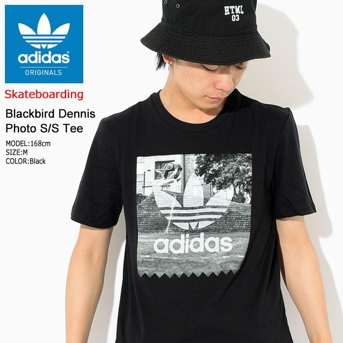 アディダス adidas Tシャツ 半袖 メンズ ブラックバード デニス フォト