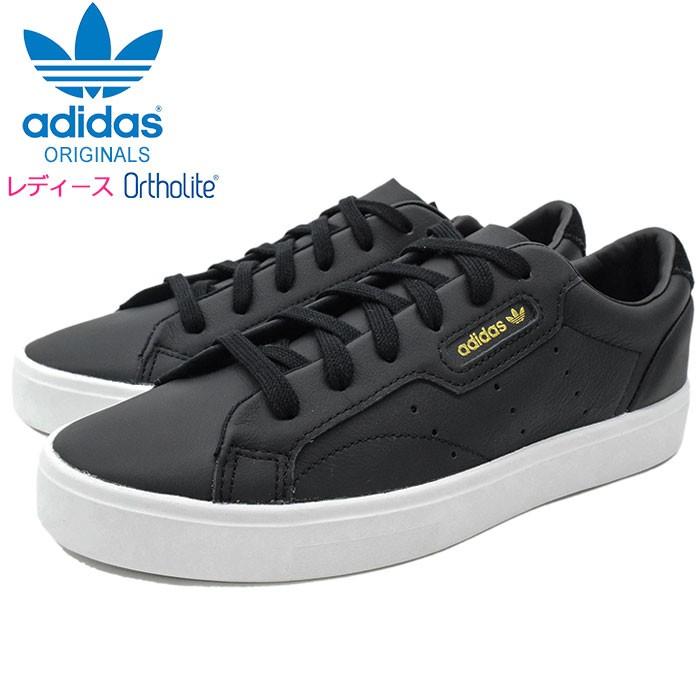 アディダス スニーカー adidas レディース 女性用 ウィメンズ アディダス スリーク Core Black/Crystal White オリジナルス(SLEEK CG6193) :ADI-CG6193:ice field 通販 アディダス ADIDAS アディダス 灰色 グレー コア 黒色 ブラック 白色 ホワイト 3.0