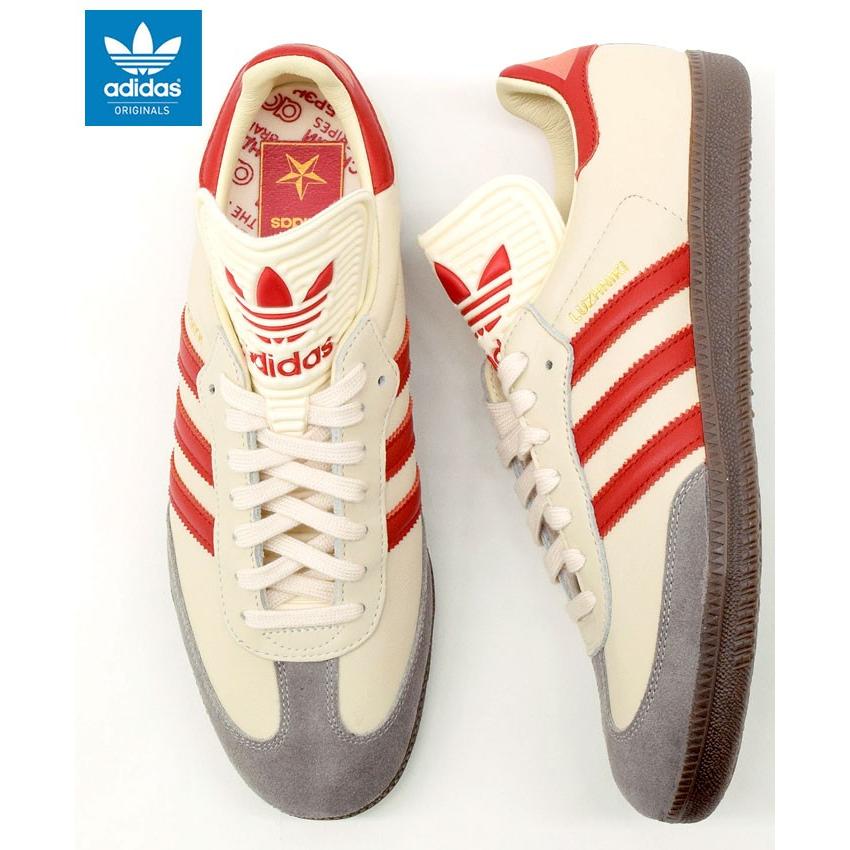 adidas samba classic og white scarlet granite