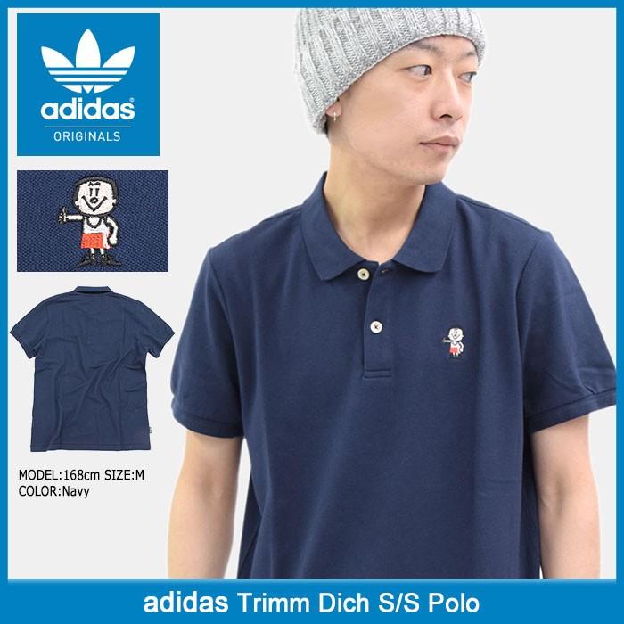 adidas Originals アディダス ポロシャツ 半袖 メンズ トリム ディッヒ