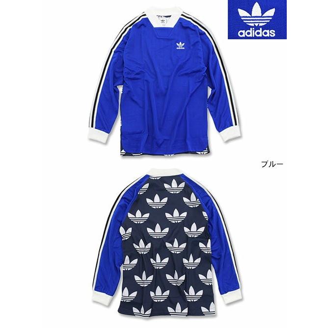 SPORTY & RICH 長袖サッカージャージー ネイビー 長袖 adidas 2544518514.jpg?1743443161