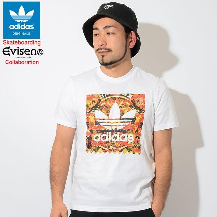 アディダス Tシャツ 半袖 adidas メンズ エビセン スケートボード