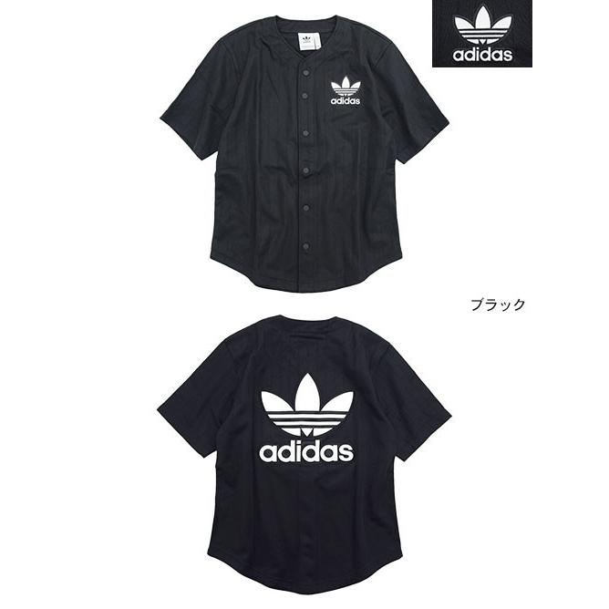 アディダス シャツ 半袖 adidas メンズ ベースボール オリジナルス(Baseball S/S Shirt Originals ベースボールシャツ トップス DV1616)｜icefield｜02